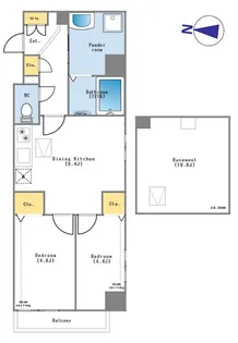 Pti Bonan.s【1階】の間取り