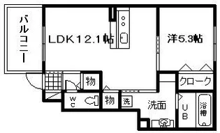 大阪府岸和田市額原町【アパート】の間取り