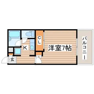 小島ビル(旧:レジデンス小島)【5階】の間取り