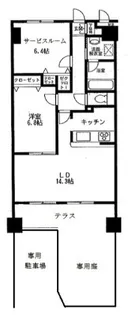 コトヒルズ【1階】の間取り