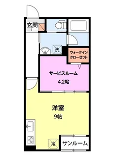 アルチェ吉田【1階】の間取り