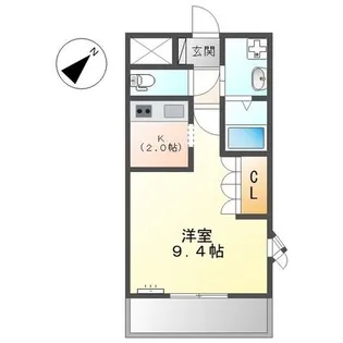 フローラルコート【1階】の間取り