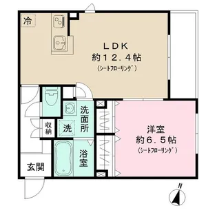 フィカーサ和泉【1階】の間取り