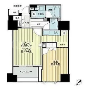 東京都千代田区麹町6【マンション】の間取り