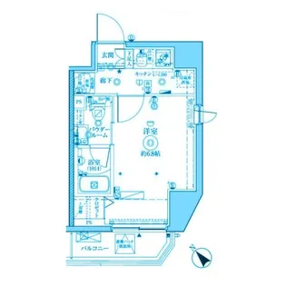 神奈川県横浜市神奈川区東神奈川2【マンション】の間取り
