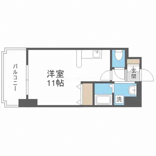 ブラーヴォ梅田北【4階】の間取り