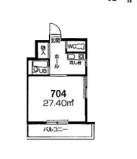 エスパシオ【7階】の間取り
