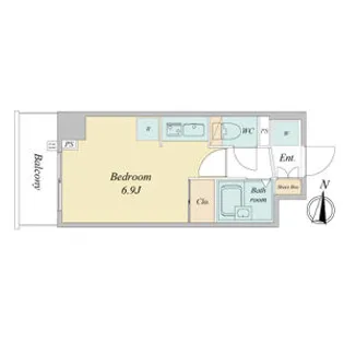 RIDGE堀田【9階】の間取り