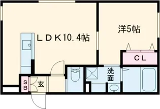 ヴィアルCity恵庭【3階】の間取り