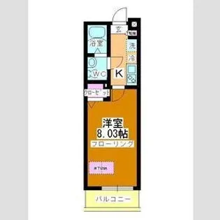 アルファコート西川口9【9階】の間取り