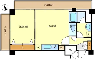 The Laguna【3階】の間取り