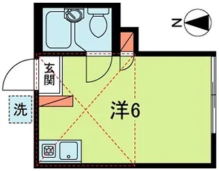 サットンプレイス東高円寺A【2階】の間取り