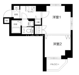 クローバーコート黒門町【6階】の間取り