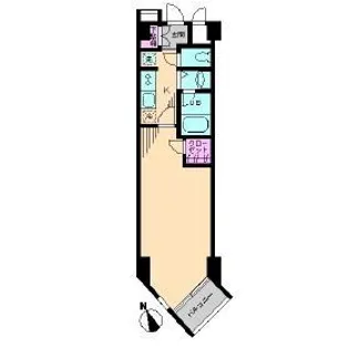 ビイルーム自由が丘【1階】の間取り