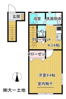 コンフォートグレイスA棟【2階】の間取り