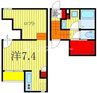 CB柏ヴェール【2階】の間取り