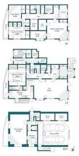 東京都世田谷区駒沢3【一戸建】の間取り