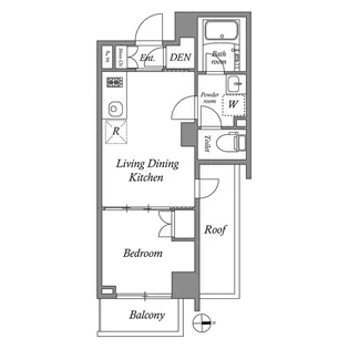 テラス大鳥居エアーズ【2階】の間取り