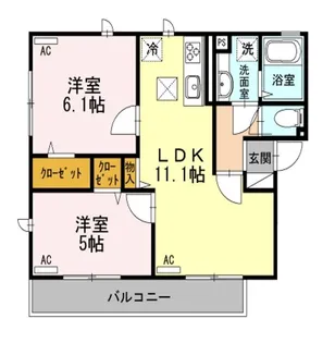 東京都西東京市芝久保町3【アパート】の間取り