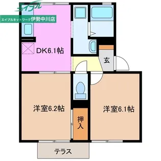 パストラル【1階】の間取り