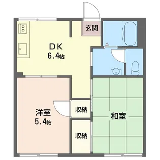 メゾン城山【1階】の間取り