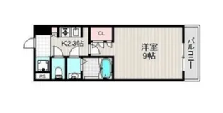 クレスト中もず【9階】の間取り