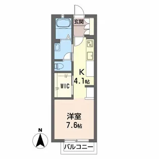 コンフォール【1階】の間取り