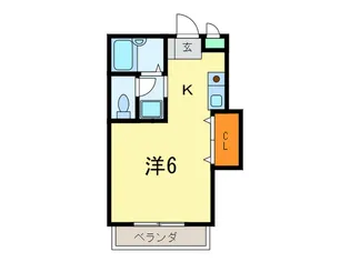 アクシス北青木【2階】の間取り