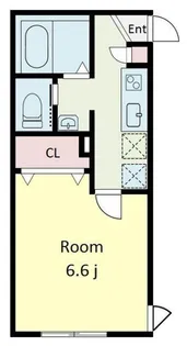 エルミタージュ町屋【1階】の間取り