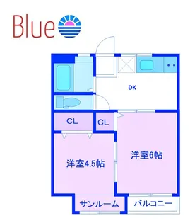 神奈川県鎌倉市小袋谷2【マンション】の間取り