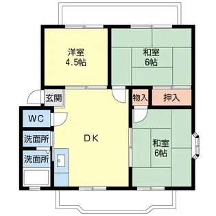 大崎台グリーンタウン1A【2階】の間取り