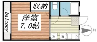 リノベイト東小金井【1階】の間取り