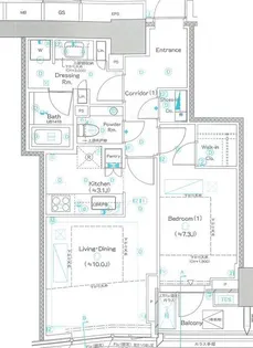 プラウド代官山フロント【5階】の間取り