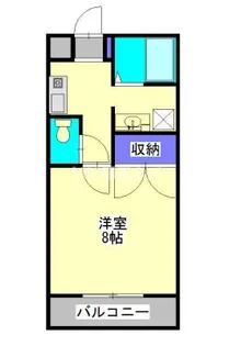 サンライズ金田【3階】の間取り