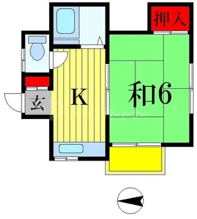 ハウス平潟【2階】の間取り