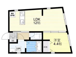 グランシアター ネオ トキワ【4階】の間取り