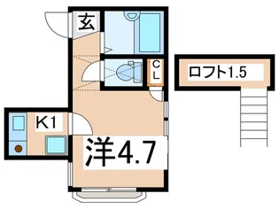 ロッキ-トップ【2階】の間取り