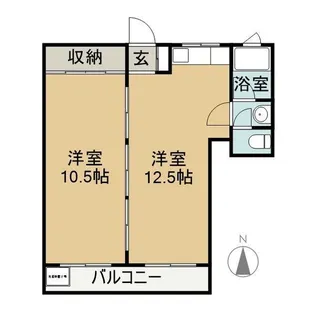 プレシャスビル【3階】の間取り