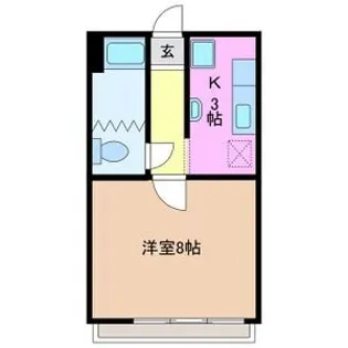 マルエイハウスB.D鵜の森【3階】の間取り