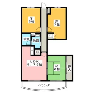 シャルマン2【2階】の間取り