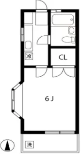 ホワイトキャビン【2階】の間取り