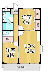フリーダム武庫の里2【1階】の間取り