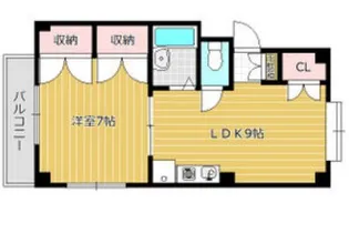 コーポルピナス【4階】の間取り
