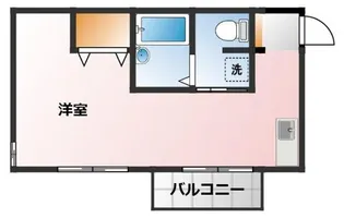 DEN仏向町【2階】の間取り