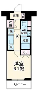 LUXENA勝田台【1階】の間取り