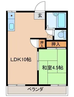 メゾン上荒川 NO.3【2階】の間取り