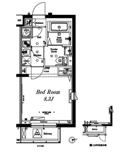 アークマーク中野鷺宮【1階】の間取り