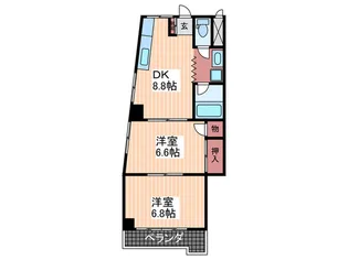 メルヴェイユ【4階】の間取り