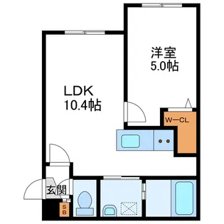 Ys HOKUDAI NISHI【2階】の間取り