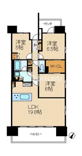 パークホームズ南流山【9階】の間取り